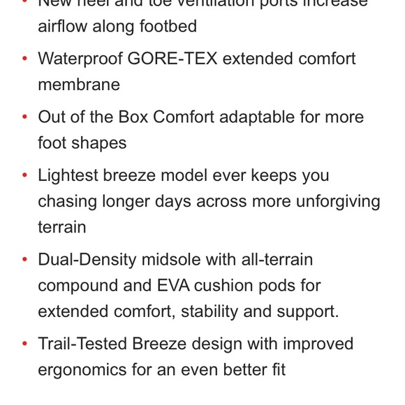 Vasque Women’s Breeze GTX Hiking Shoes - Picture 8 of 8